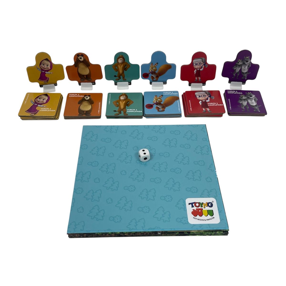 MASHA Y EL OSO - Juego de Mesa Paseo Por El Bosque - Masha Y El Oso