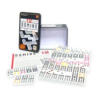 Juego de Mesa Dominó 12 Caja Metálica -