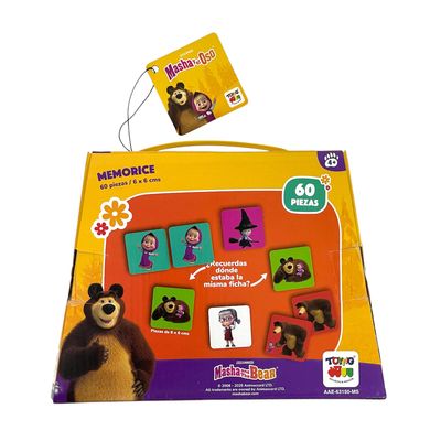 Imagen 2 del producto Juego de Mesa Memorice 60 Piezas - Masha