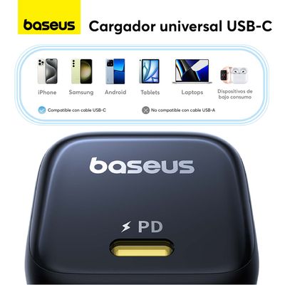Imagen 2 del producto Cargador Rápido PicoGo GaN6 USB C 45W Negro