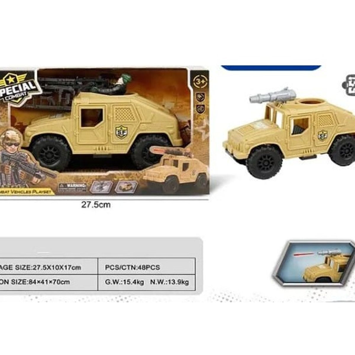 GENERICO - Juguete tanque para niños