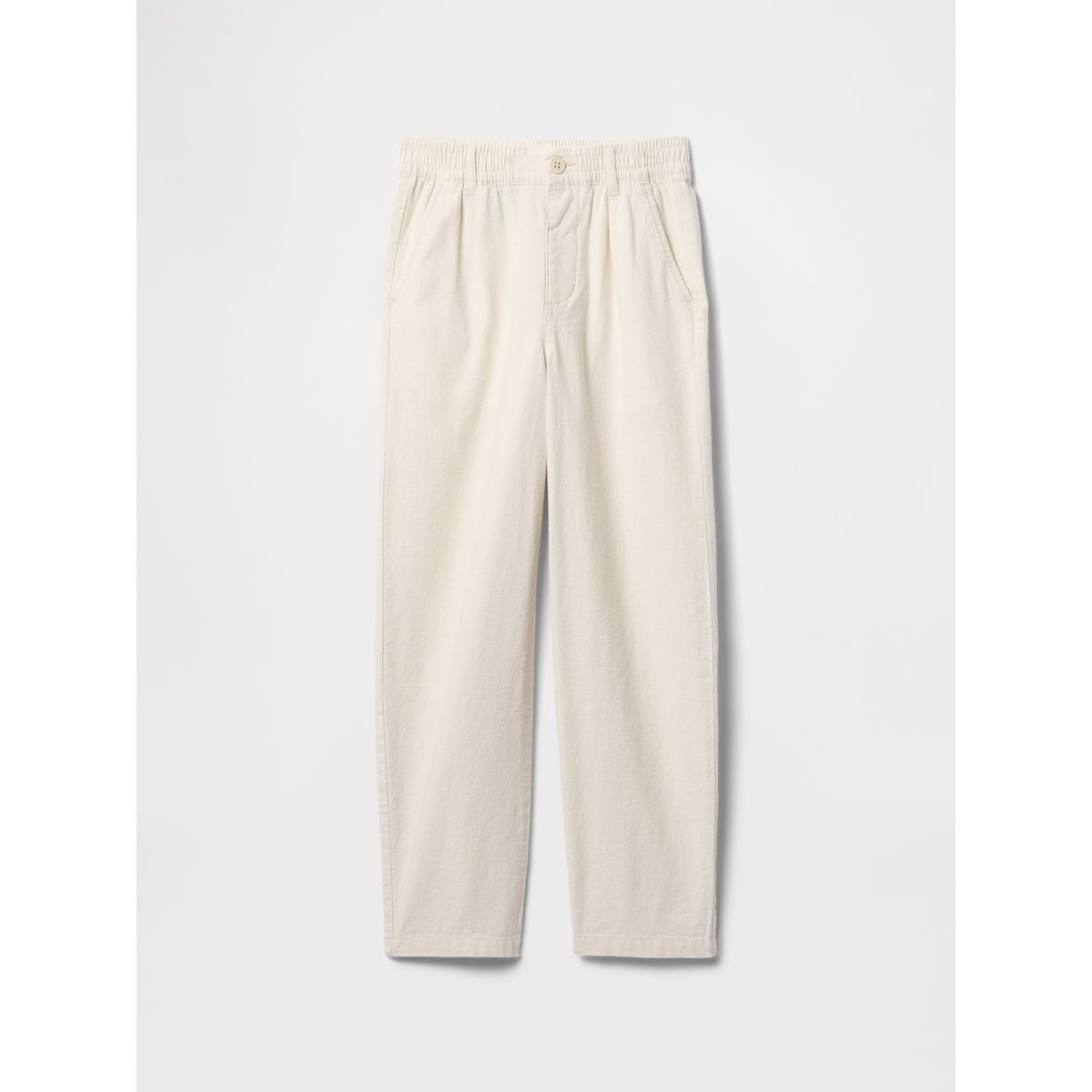 GAP - Pantalón Niño Lino Chino Beige Gap