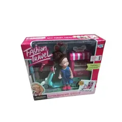 GENERICO - Juguete muñeca con moto con luces y sonido