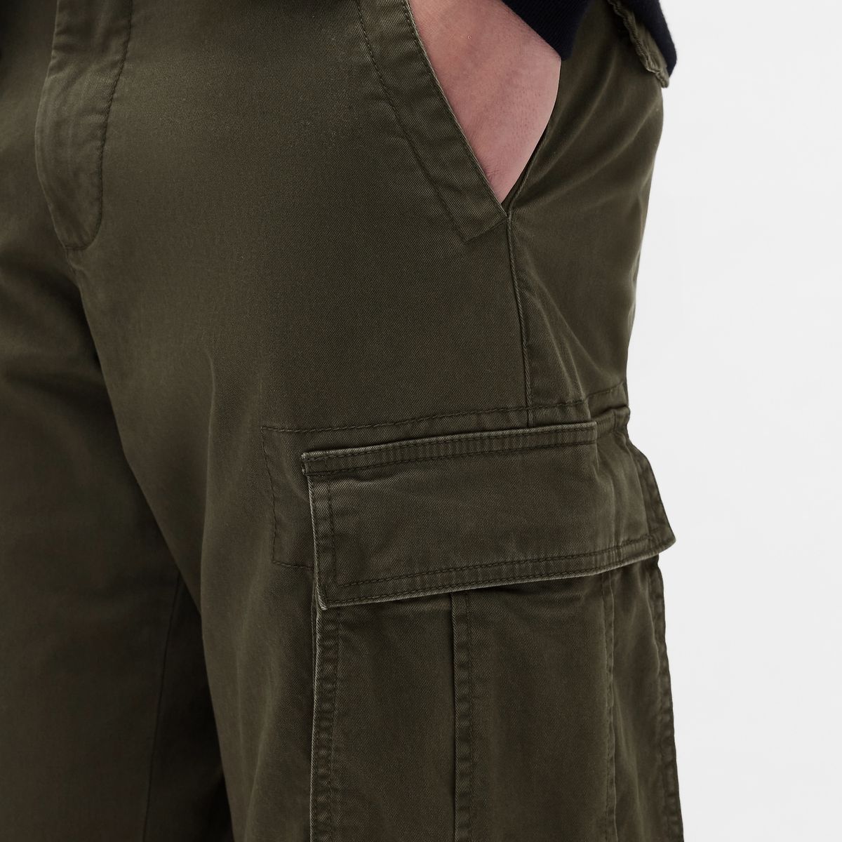 GAP - Pantalón Hombre Straight Verde Gap