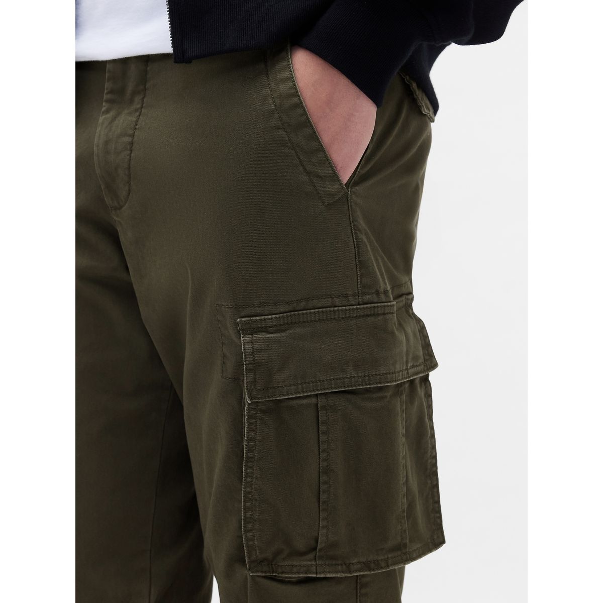 GAP - Pantalón Hombre Straight Verde Gap