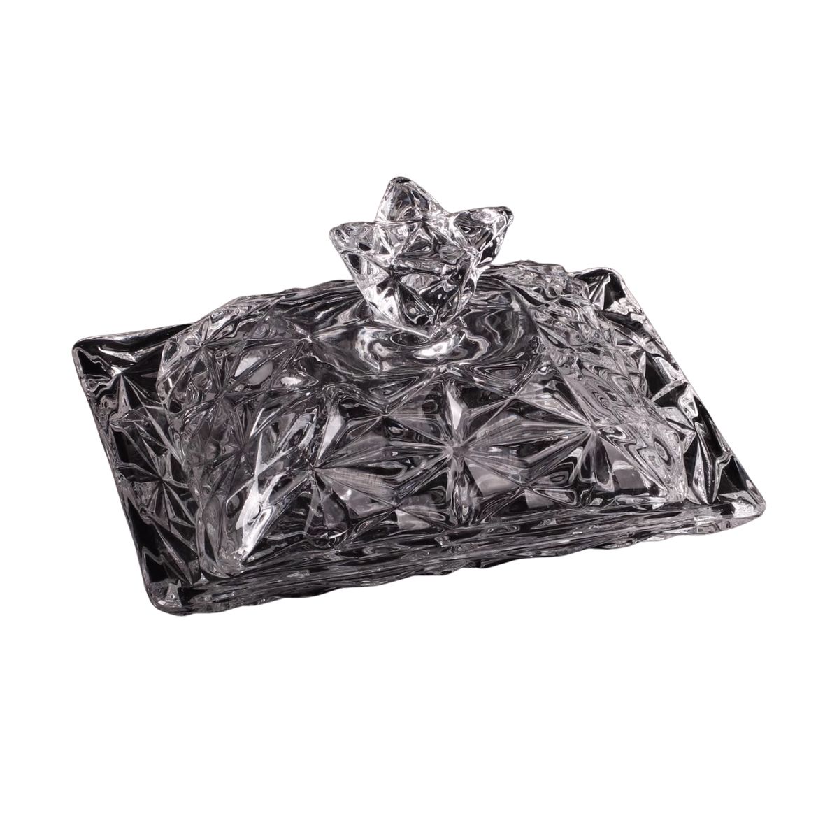 HOMESTAR - Mantequillera Vidrio con Tapa