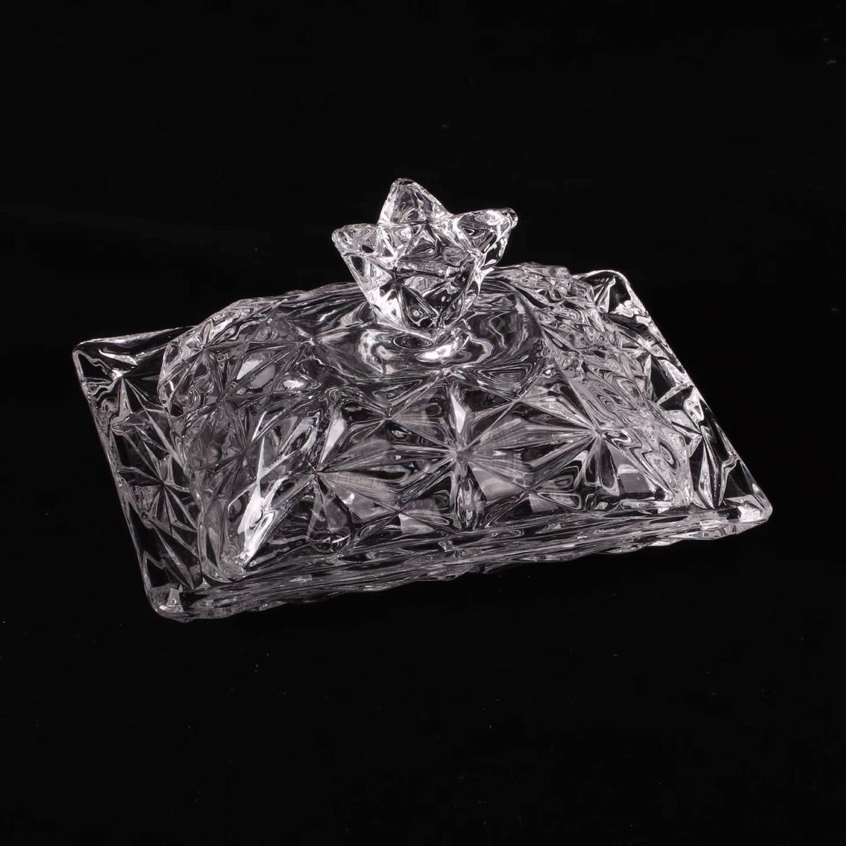 HOMESTAR - Mantequillera Vidrio con Tapa