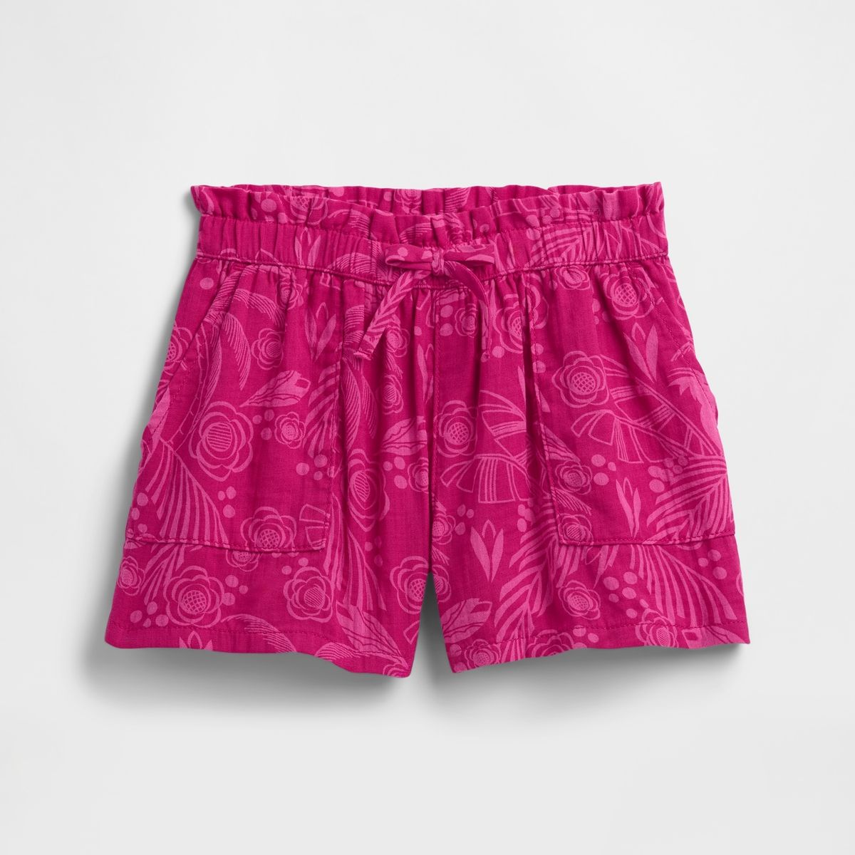 GAP - Short Niña Woven Print Rosado Gap