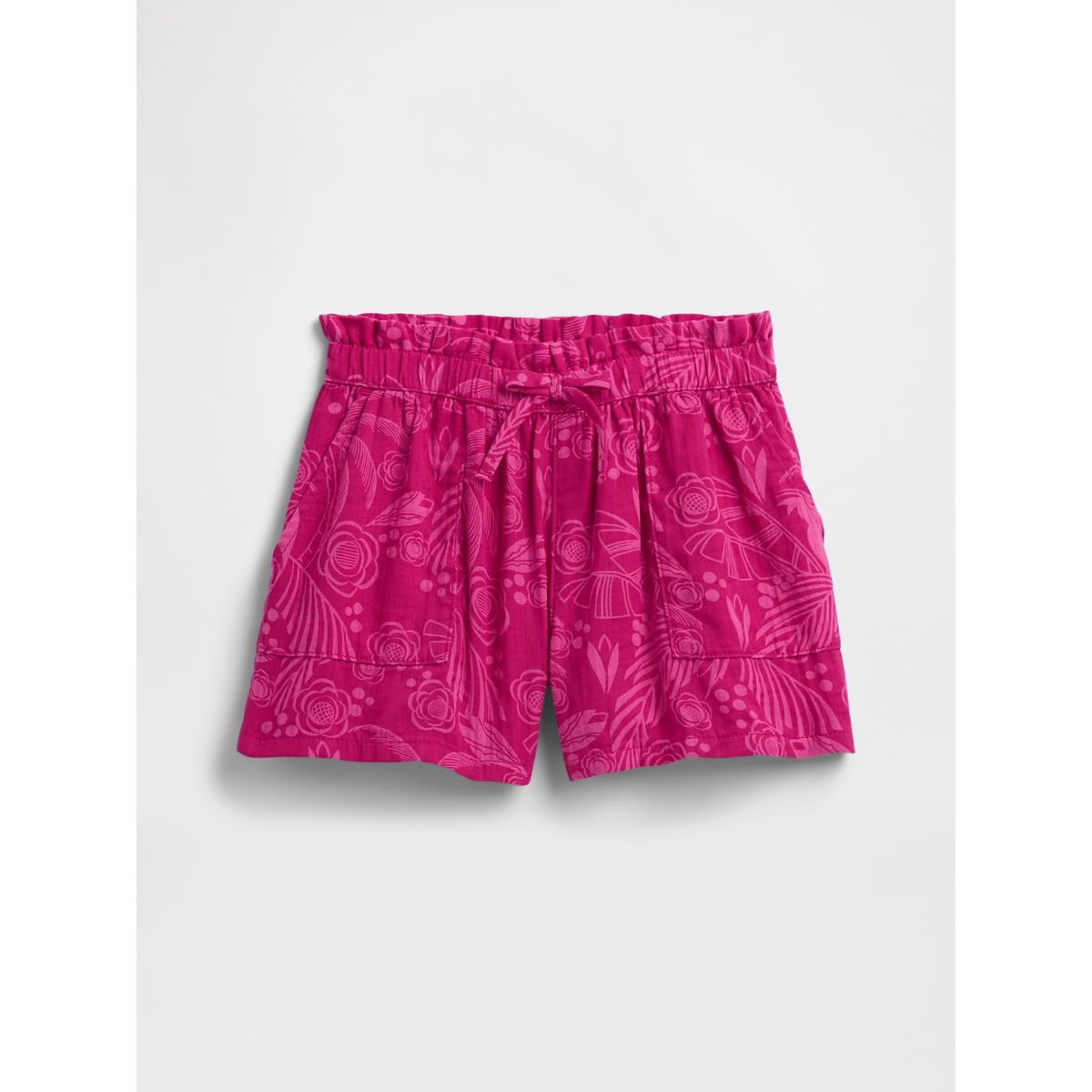 GAP - Short Niña Woven Print Rosado Gap