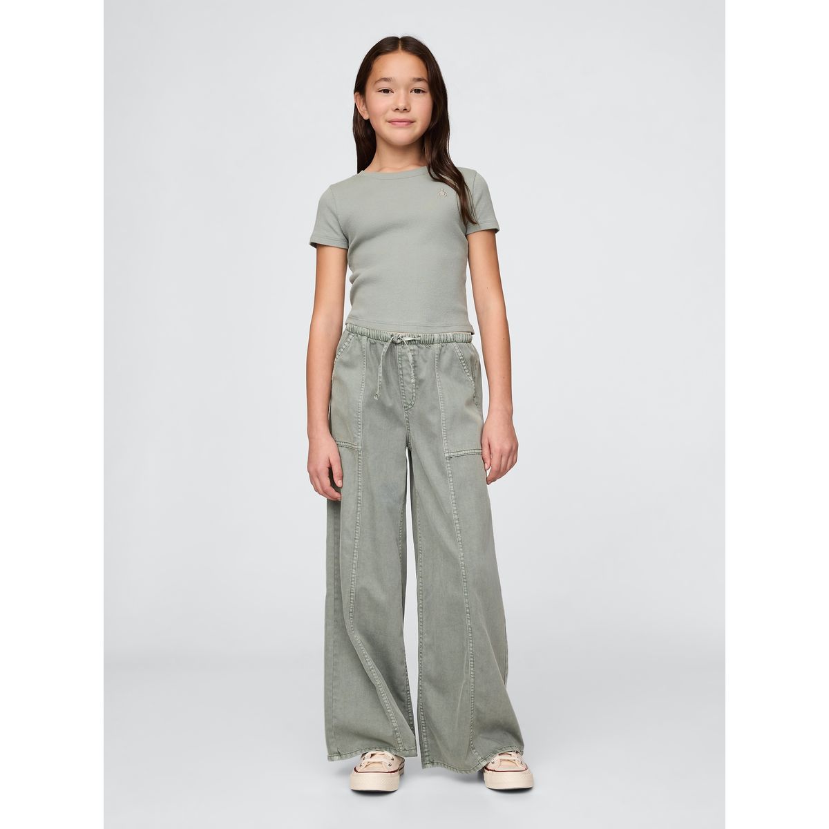 GAP - Pantalón Niña Gap Baggy Easy Verde