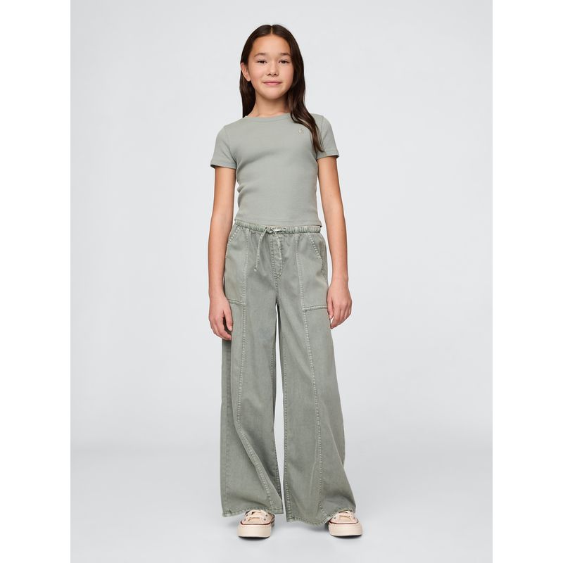 GAP - Pantalón Niña Baggy Easy Verde Gap