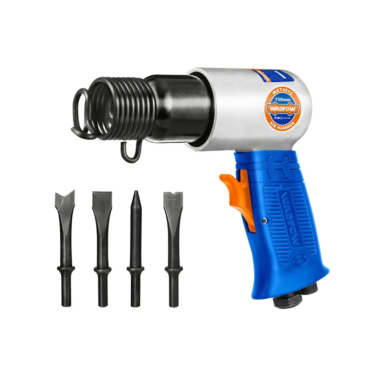 WADFOW - Martillo Neumático De 150 Mm Wadfow Wat4515 + Accesorios