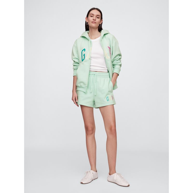 GAP - Short Mujer Logo Heritage Verde Gap