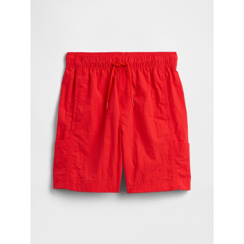 GAP - Short Niño Hybrid Cargo Rojo Gap