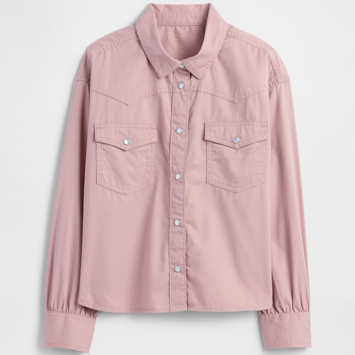 GAP - Blusa Niña Western Manga Larga Rosado Gap