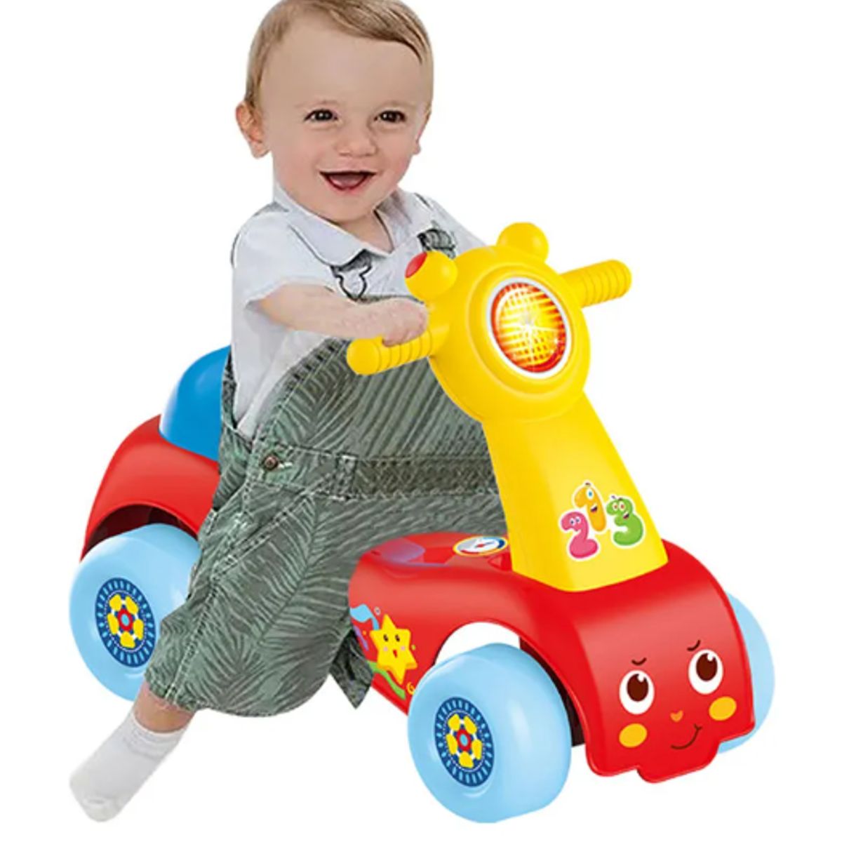 GENERICO - Correpasillos Andador Luces Y Sonidos Color Rojo