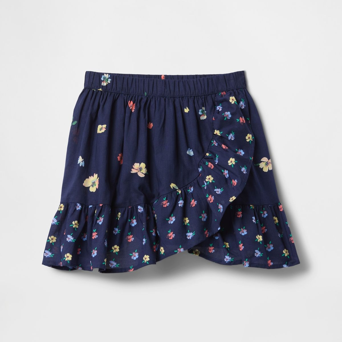 GAP - Falda Short Niña Vuelos Azul Gap