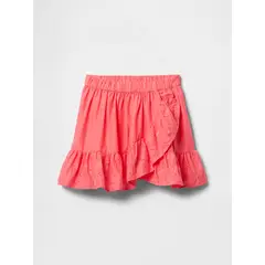GAP - Falda Short Niña Vuelos Rosado