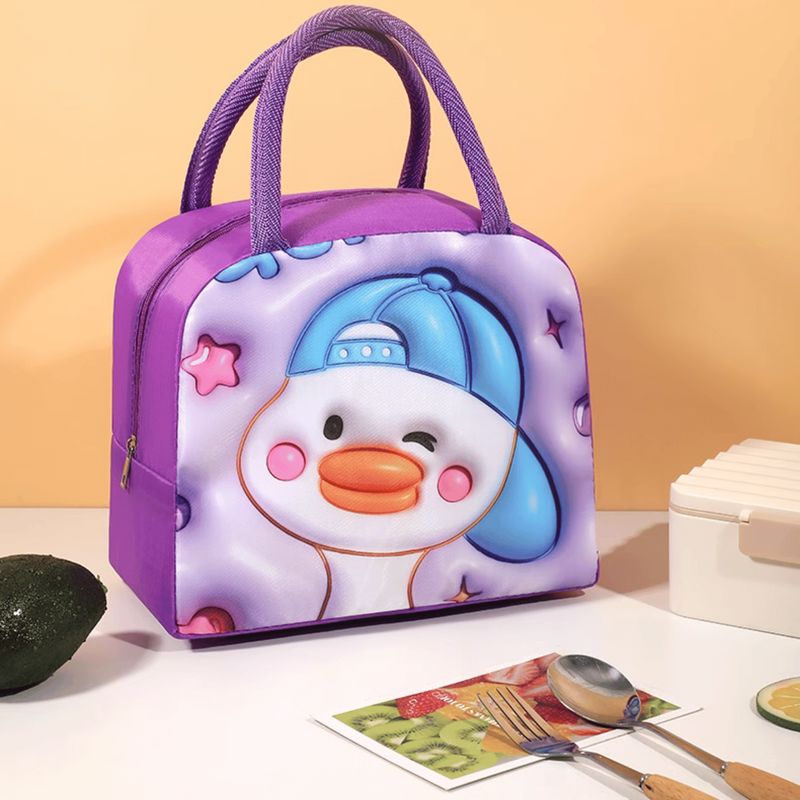 HOMESTAR - Lonchera Térmica Infantil Niños y Niñas - Purpura