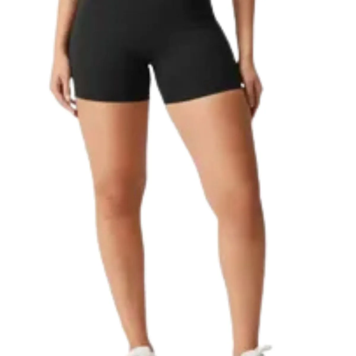 LOOK SHOP - Short Algodón Corto. Tipo Calza, Mujer. Gym. Colegio 485