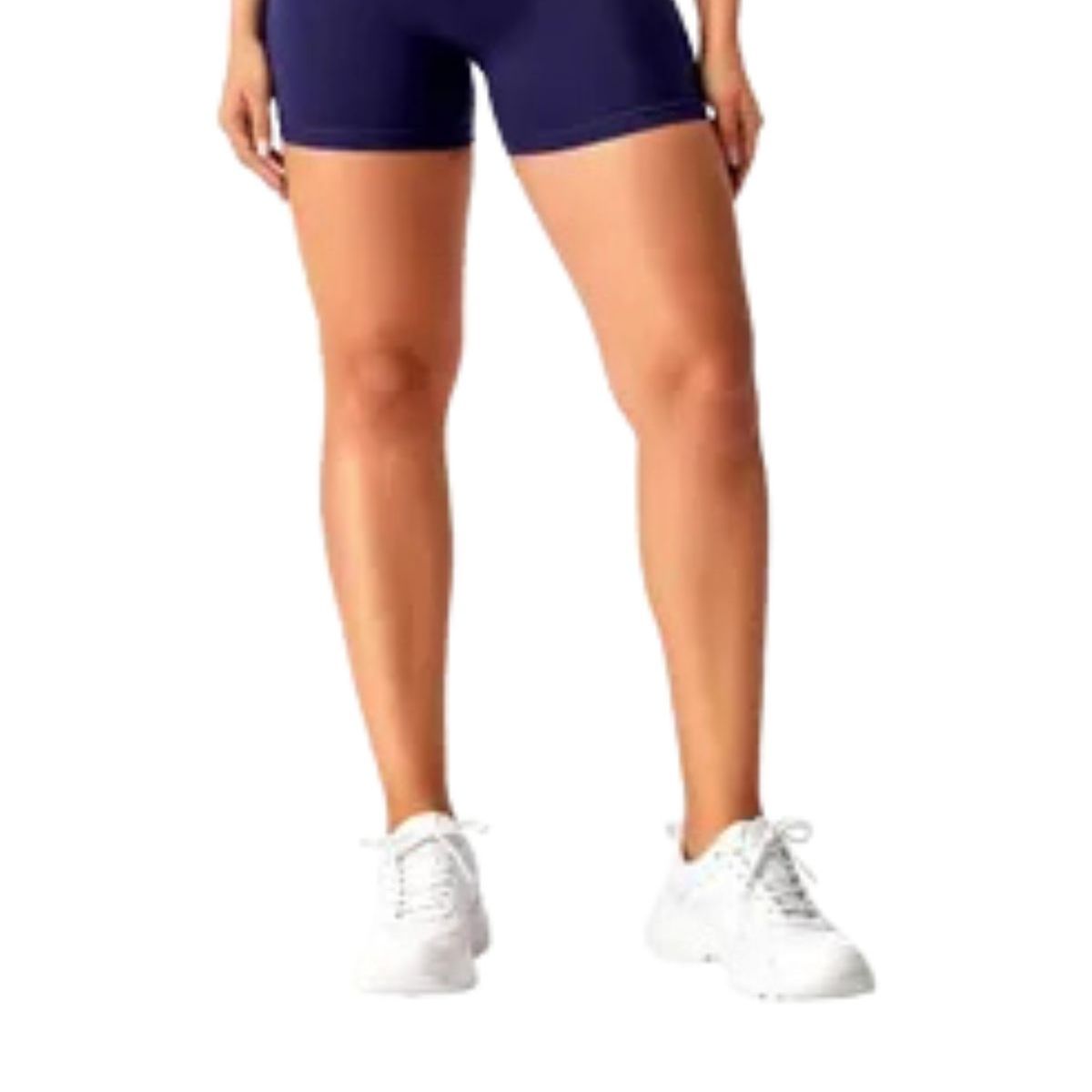 LOOK SHOP - Short Algodón Corto. Tipo Calza, Mujer. Gym. Colegio 485