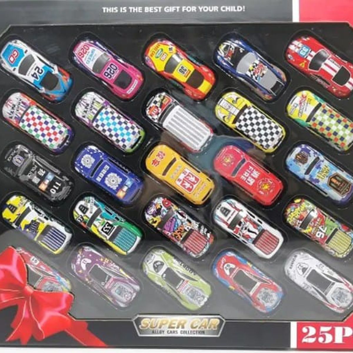 GENERICO - Juguete caja 25 mini autos modelos aleatorios