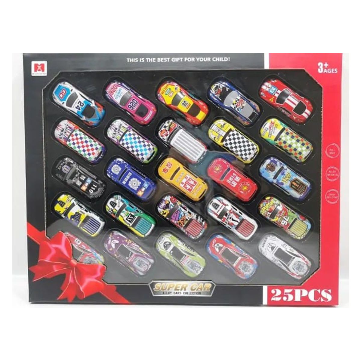 GENERICO - Juguete caja 25 mini autos modelos aleatorios