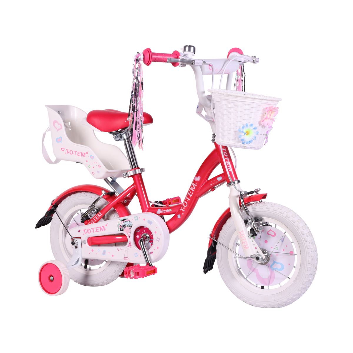 TOTEM - BICICLETA TOTEM INFANTIL ARO 12 PRETTY GIRL COLOR FUCSIA