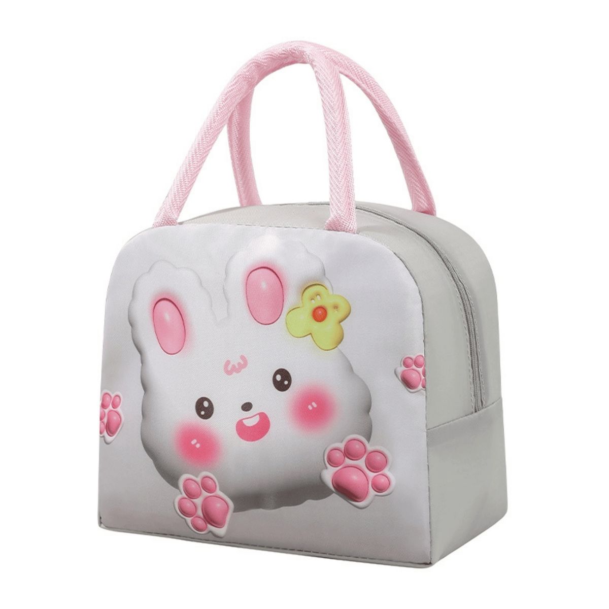 HOMESTAR - Lonchera Térmica Infantil Niños y Niñas - Blanco