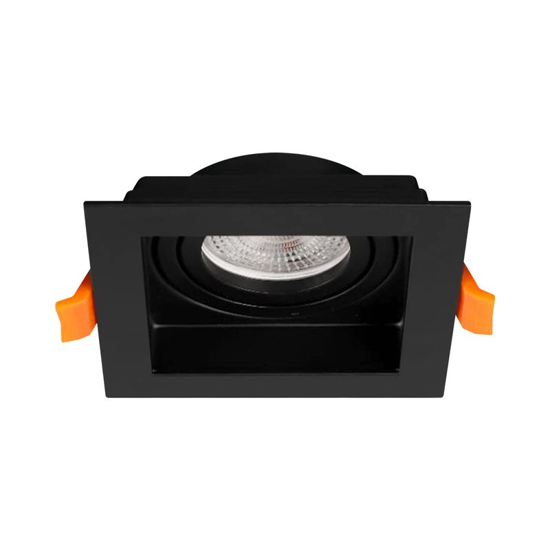 TECHNOLAMP - Foco Embutido Puzzle Technolamp Simple Gu10 Evo G2 Negro