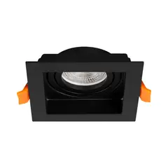 TECHNOLAMP - Foco Embutido Puzzle Simple Gu10 Evo G2 Negro