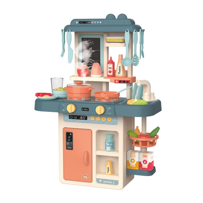 SWEET HOME - Cocina Vapor Real 42 Accesorios Mini Chefs Niños