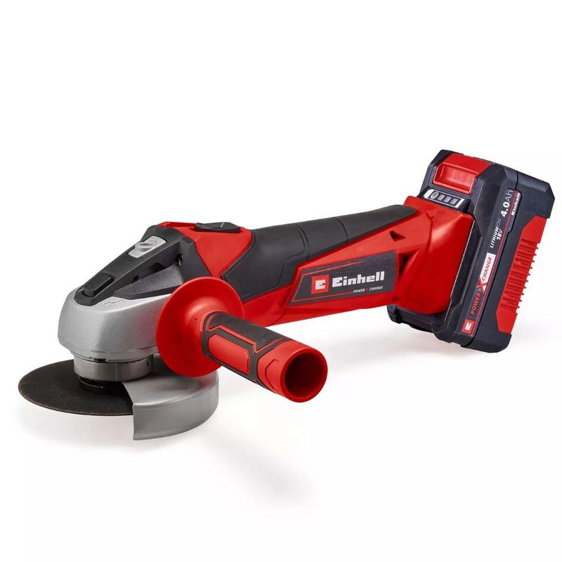 EINHELL - Kit Esmeril Angular Inal Einhell TC-AG 18/115 Li (1x4,0Ah)