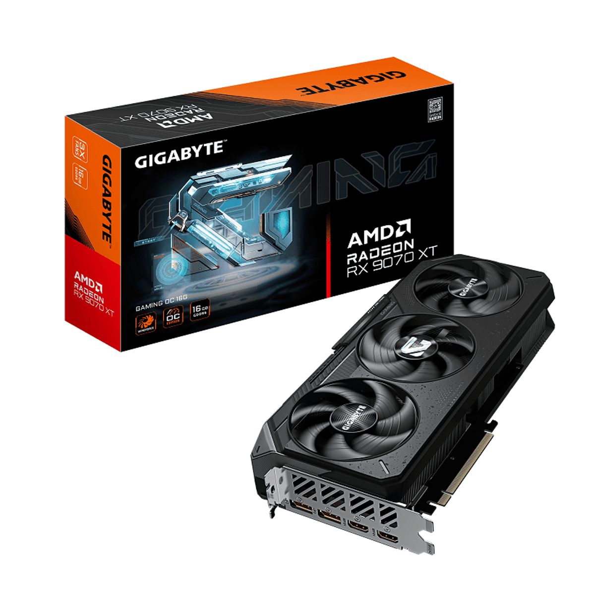 GIGABYTE - Tarjeta de Video  - Gigabyte Radeon RX 9070 XT GAMING OC 16G