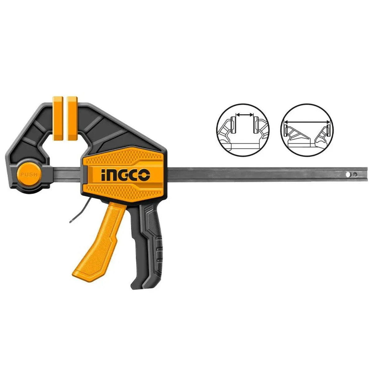 INGCO - Prensa Sargento Rapida Industrial Ingco 63x150 Mm Hqbc01601
