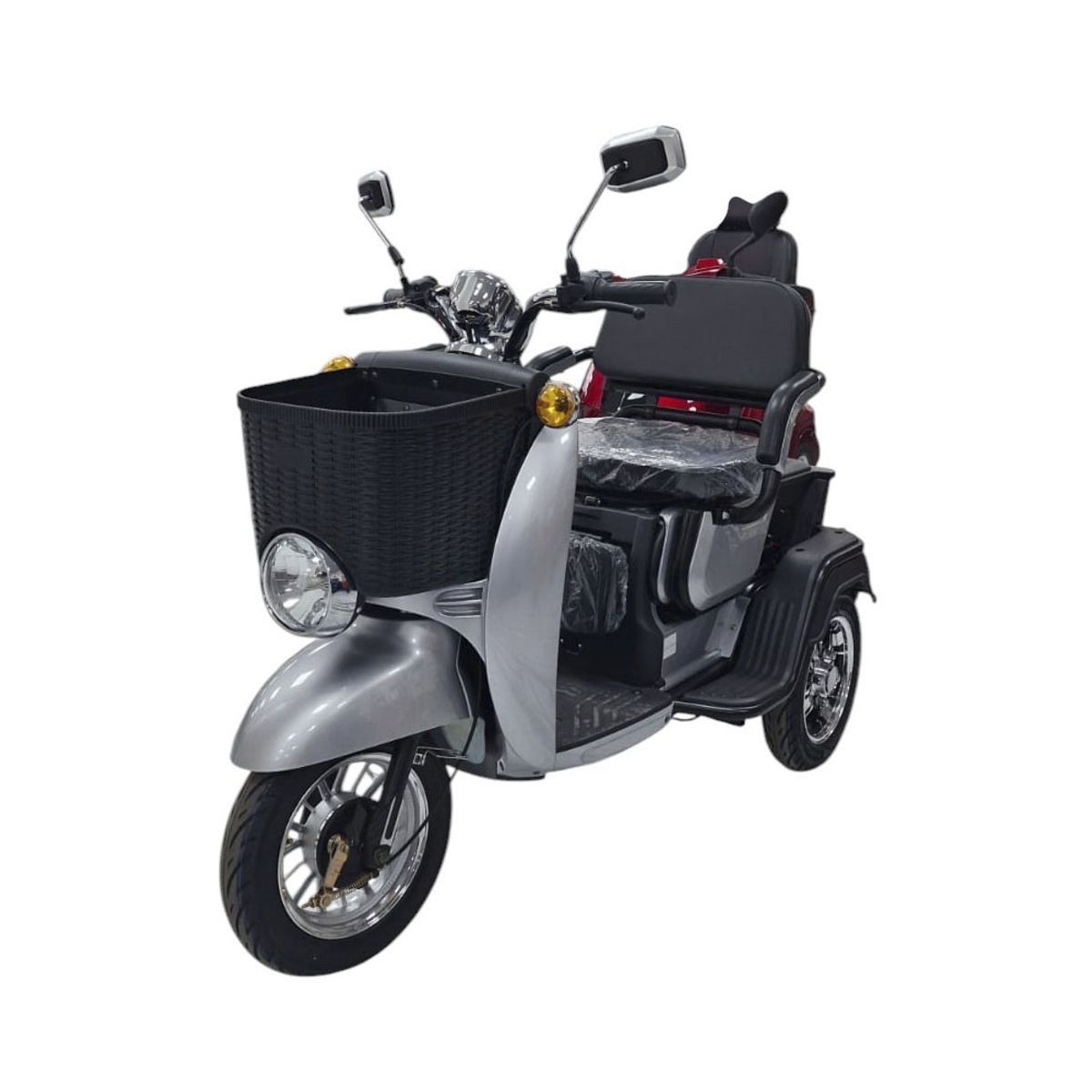 LEKO - Triciclo Eléctrico LEKO Modelo XGSY Color GRIS