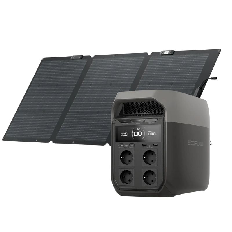 ECOFLOW - Delta 3 1024Wh + Panel solar 160W