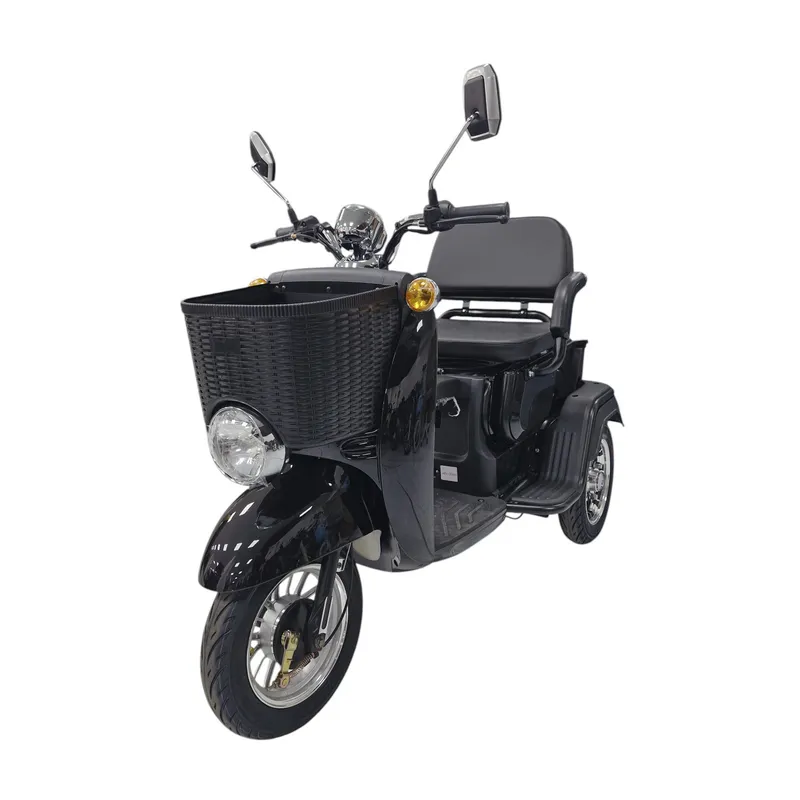 LEKO - Triciclo Eléctrico LEKO Modelo XGSY Color NEGRO