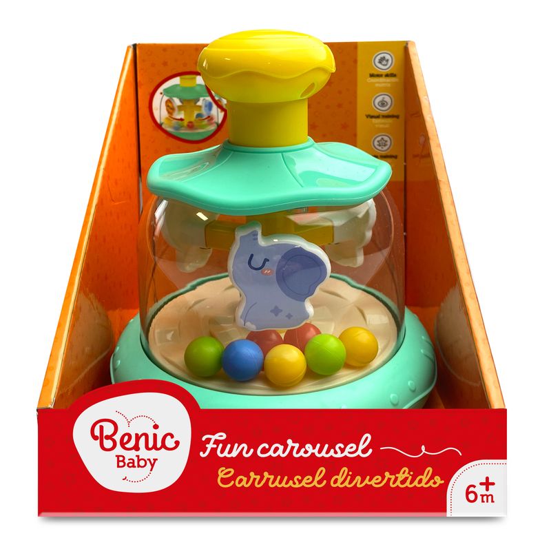 BENIC BABY - Carrusel Interactivo con Sonidos y Movimiento