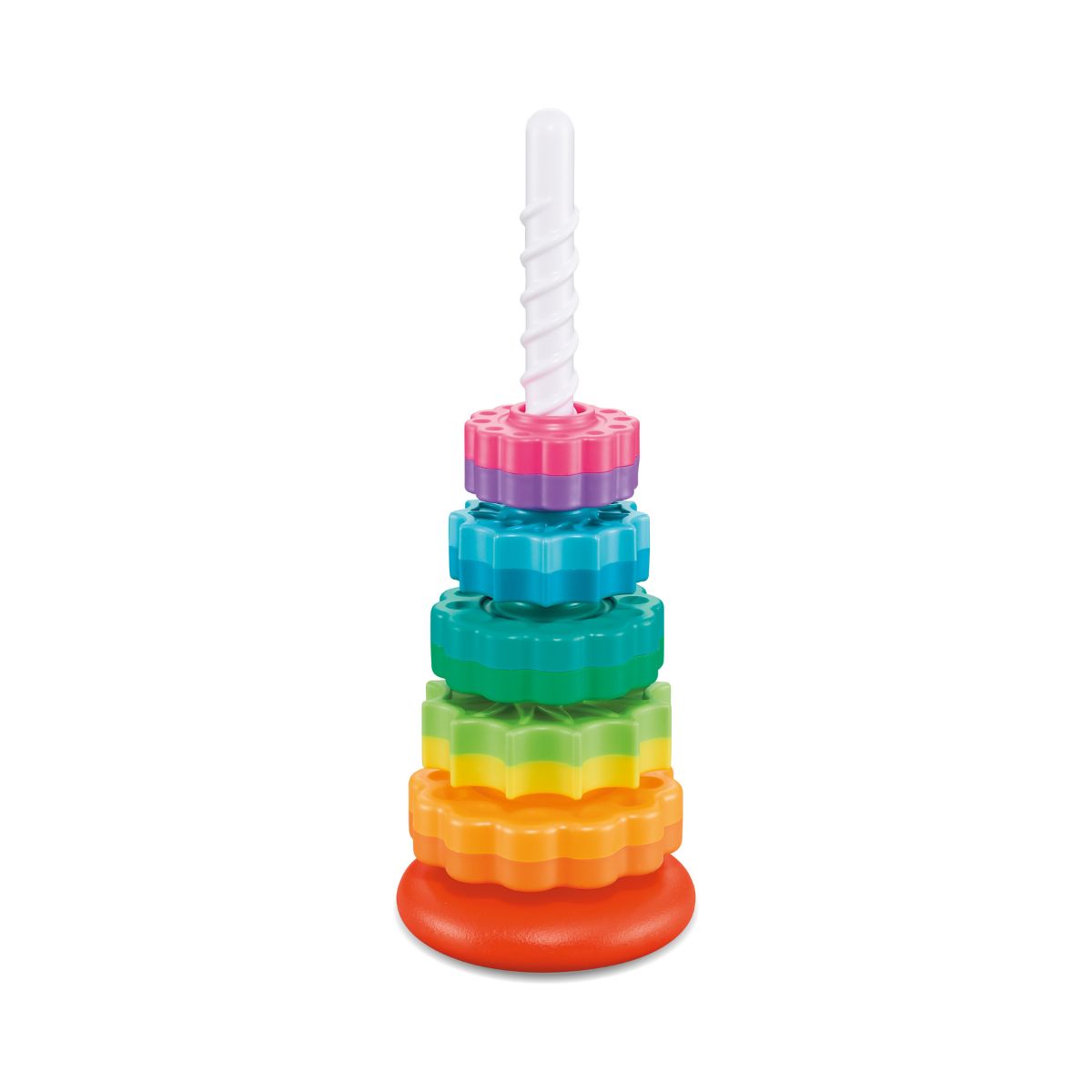 BENIC BABY - Juguete Torre Giratoria con Anillos Apilables Bebé 35 cm