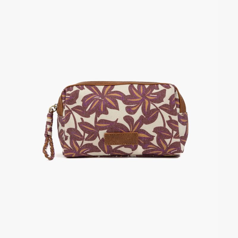 LOUNGE - Estuche Mujer Flores Rosado