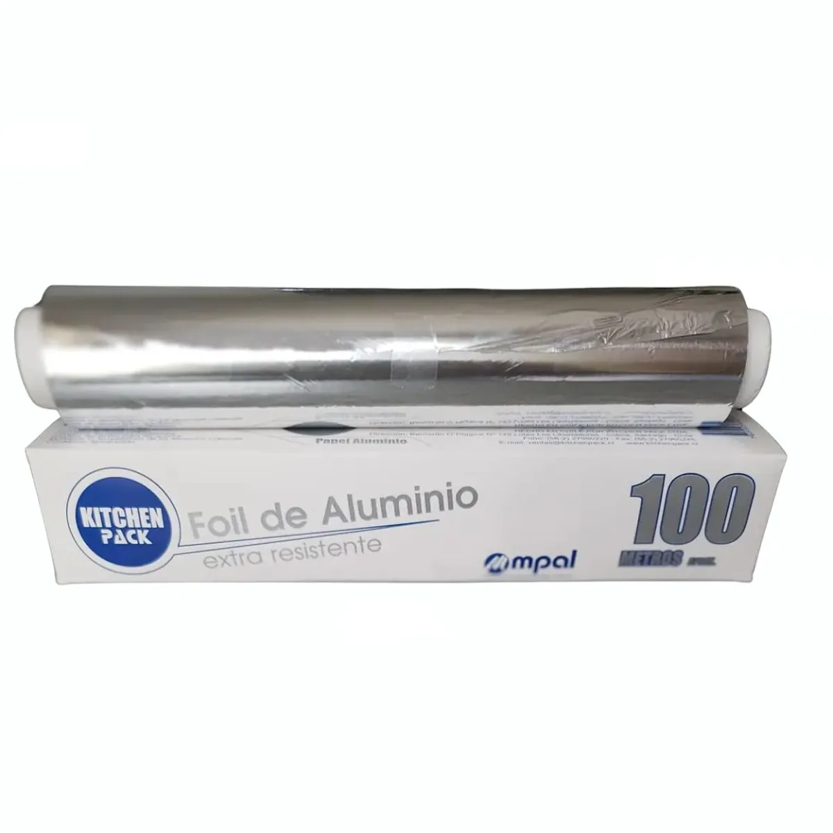 GENERICO - Rollo Papel Aluminio 100 Metros