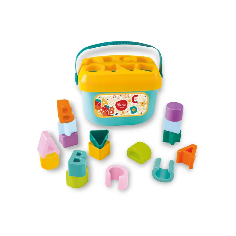 Juguete Bloques Moviles Apilables con 16 Piezas Bebe