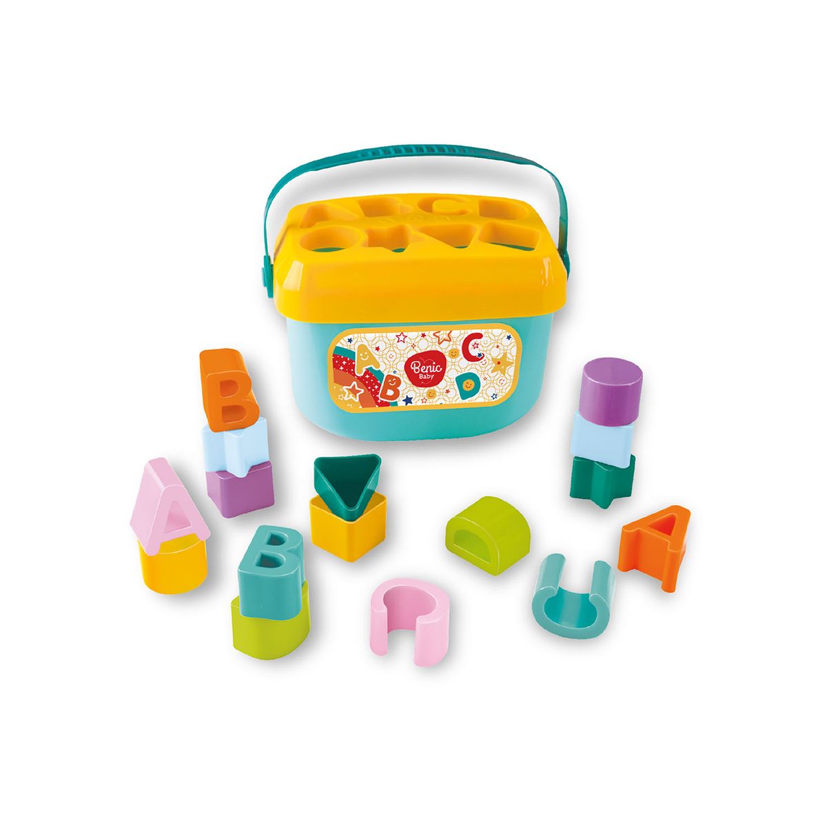 BENIC BABY - Juguete Bloques Móviles Apilables con 16 Piezas Bebé