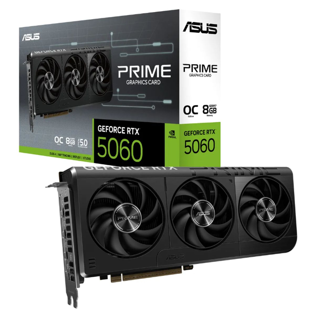 ASUS - Tarjeta de Video - ASUS PRIME RTX 5060 8GB OC Edition - 8 GB GDDR7
