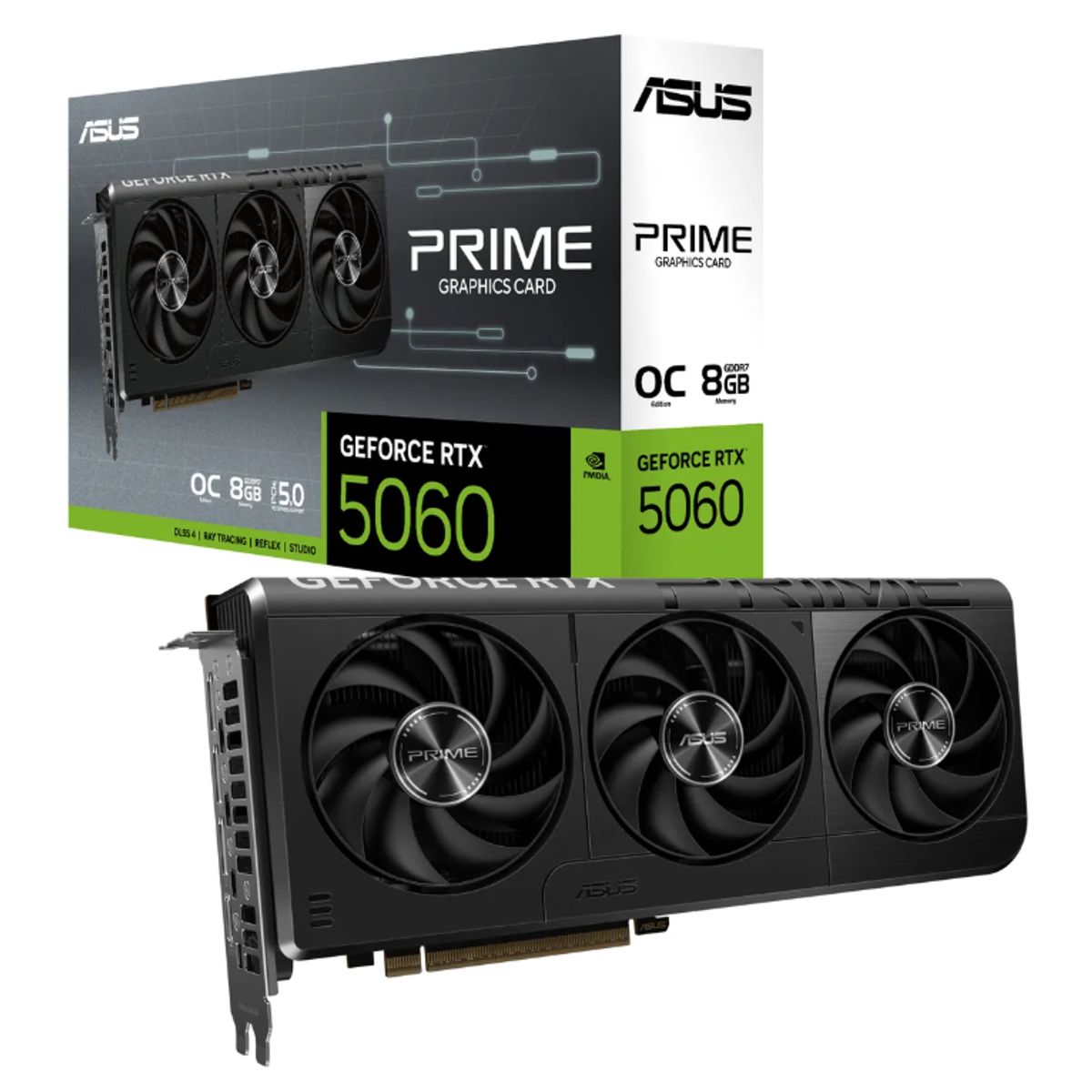 ASUS - Tarjeta de Video - ASUS PRIME RTX 5060 8GB OC Edition - 8 GB GDDR7
