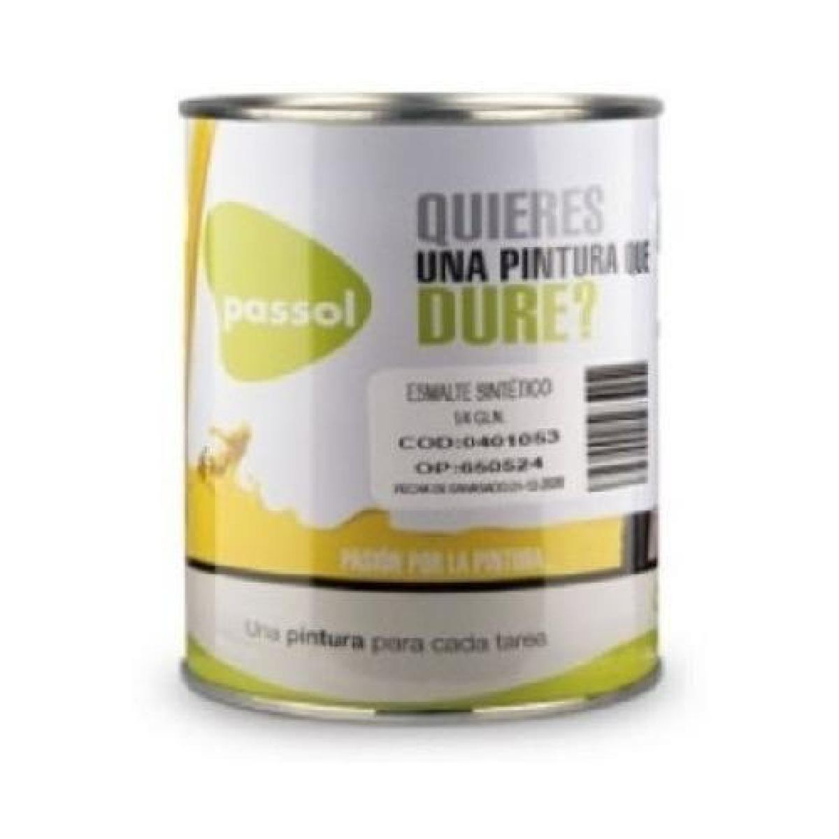 PASSOL - Esmalte Sintético Blanco Brillante Passol 14 Galon - Blanco