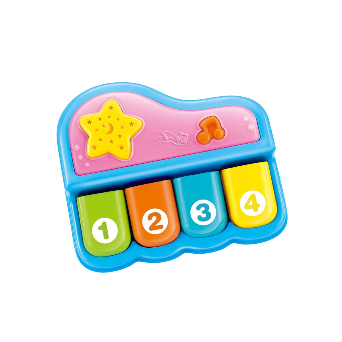 BENIC BABY - Juguete Piano Musical con Proyector de Luces y Sonidos  Bebé