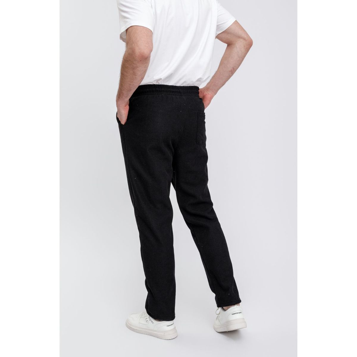 LIKE SHOP - Pantalón Recto Hombre Cotelé Interior Frisado Excelente Calidad 7120
