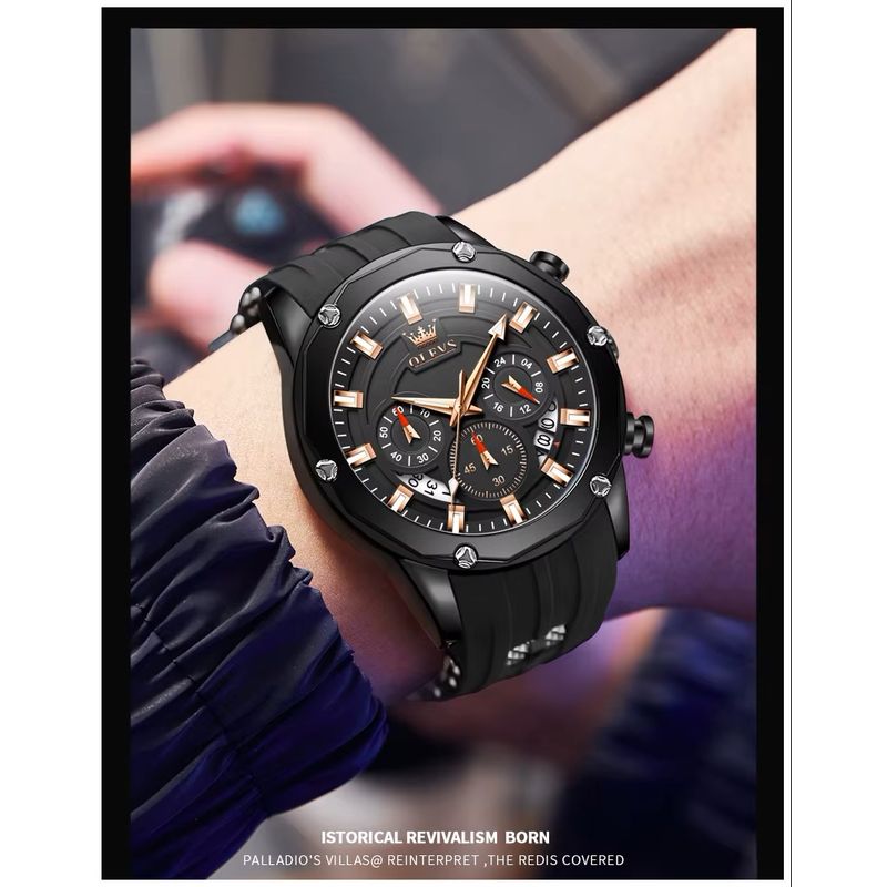 GENERICO - Reloj de Lujo Deportivo para Hombre Quartz Resistente al Agua 30m